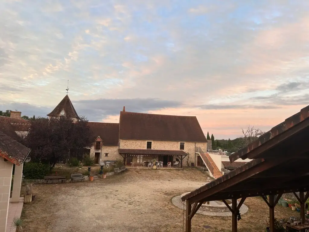 Forge in France - courtyard