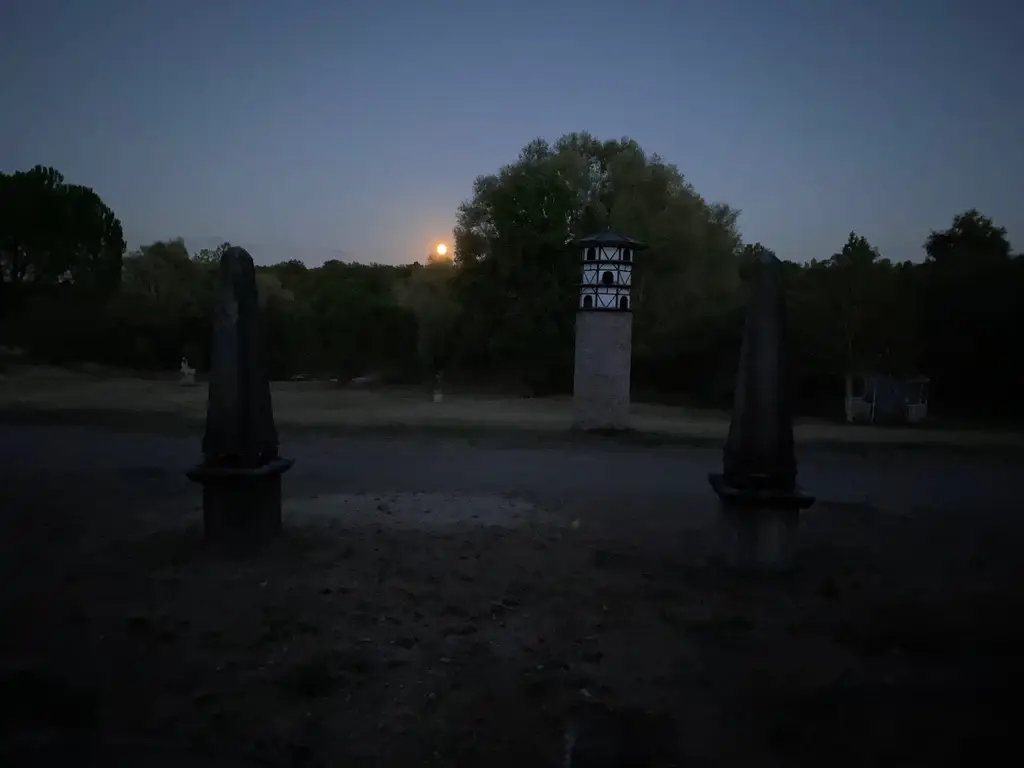 Forge in France - Full moonrise