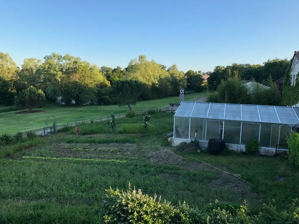 Forge in France - vegetable garden