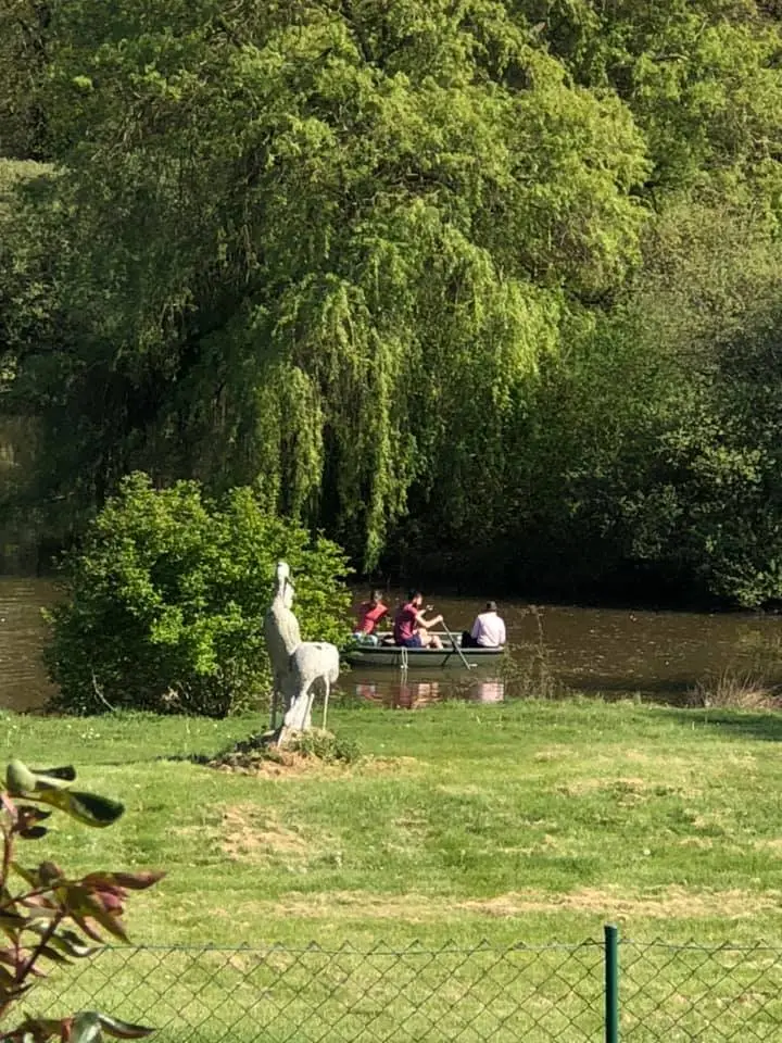 Forge in France boating by the lake