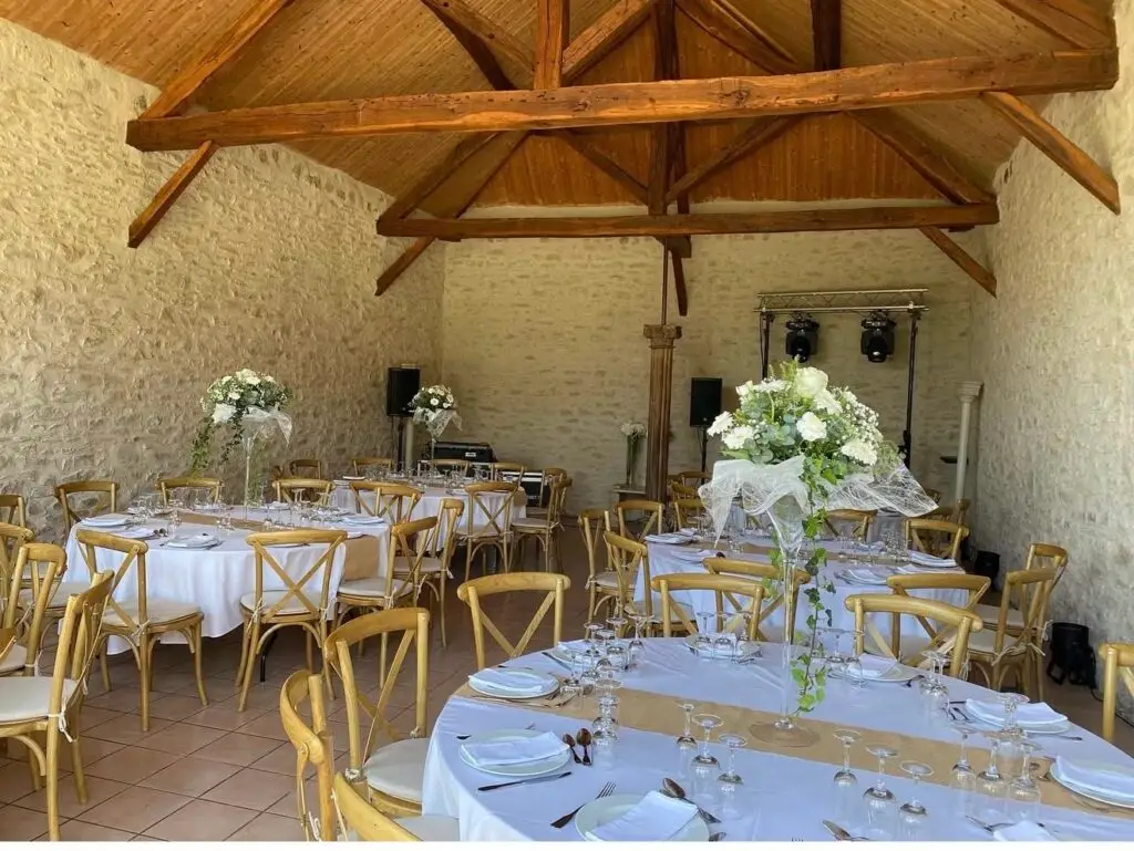 Events barn and celebration venue at Forge in France estate